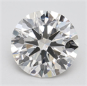 Lab Grown Diamond 2.52 Carats, Round with Ideal Cut, F Color, VS2 Clarity and Certified by IGI