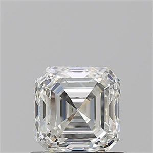 Foto Diamante Natural 0.90 quilates, Asscher , Color I, claridad VVS1 y certificado GIA de