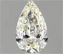 Natural Diamond 0.40 Carats, Pear with  Cut, I Color, VVS2 Clarity and Certified by IGI