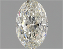 Natural Diamond 0.70 Carats, Oval with  Cut, H Color, VS2 Clarity and Certified by GIA