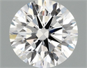 Lab Grown Diamond 1.03 Carats, Round with Excellent Cut, E Color, VS1 Clarity and Certified by IGI