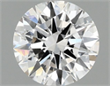 Lab Grown Diamond 1.43 Carats, Round with Ideal Cut, E Color, VS2 Clarity and Certified by IGI