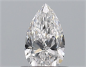 Natural Diamond 0.52 Carats, Pear with  Cut, E Color, IF Clarity and Certified by GIA