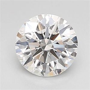 Picture of Lab Grown Diamond 1.05 Carats, Round with Ideal Cut, D Color, VVS2 Clarity and Certified by IGI