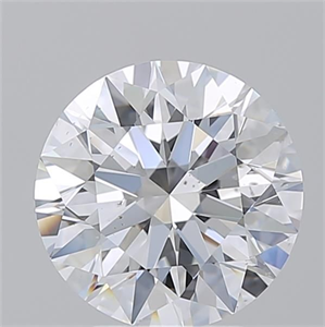 Picture of Natural Diamond 3.10 Carats, Round with Excellent Cut, D Color, SI1 Clarity and Certified by GIA