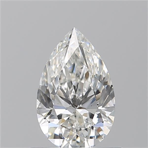 Picture of Natural Diamond 0.73 Carats, Pear with  Cut, G Color, SI1 Clarity and Certified by GIA
