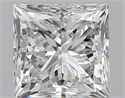 Natural Diamond 0.80 Carats, Princess with  Cut, E Color, VS1 Clarity and Certified by GIA