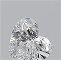 Natural Diamond 0.52 Carats, Heart with  Cut, G Color, VVS1 Clarity and Certified by GIA