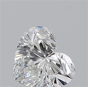 Picture of Natural Diamond 0.52 Carats, Heart with  Cut, G Color, VVS1 Clarity and Certified by GIA