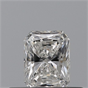 Natural Diamond 0.33 Carats, Radiant with  Cut, F Color, VVS2 Clarity and Certified by GIA