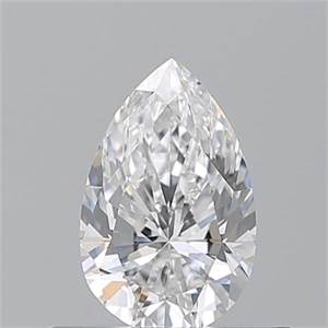Picture of Natural Diamond 0.50 Carats, Pear with  Cut, E Color, VS1 Clarity and Certified by GIA