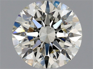 Picture of Natural Diamond 0.80 Carats, Round with Excellent Cut, L Color, SI1 Clarity and Certified by GIA