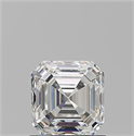 Diamante Natural 1.01 quilates, Asscher , Color H, claridad VS2 y certificado GIA