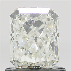 Picture of Natural Diamond 1.01 Carats, Radiant with  Cut, K Color, SI1 Clarity and Certified by GIA