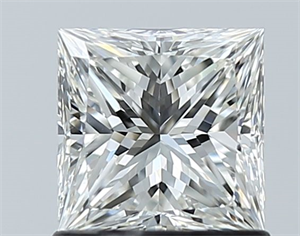 Picture of Natural Diamond 1.01 Carats, Princess with  Cut, G Color, VS2 Clarity and Certified by GIA