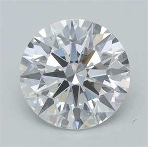 Picture of Lab Grown Diamond 1.14 Carats, Round with Ideal Cut, D Color, VVS2 Clarity and Certified by IGI