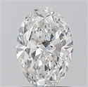 Diamante Natural 1.00 quilates, Ovalado , Color E, claridad SI2 y certificado GIA