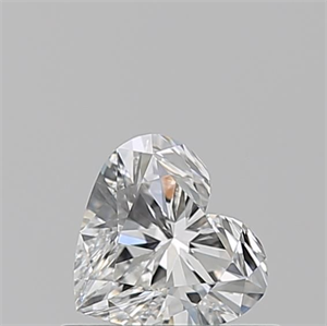 Picture of Natural Diamond 0.50 Carats, Heart with  Cut, F Color, VS1 Clarity and Certified by GIA