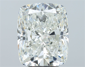 Picture of Natural Diamond 5.01 Carats, Cushion with  Cut, I Color, SI2 Clarity and Certified by GIA