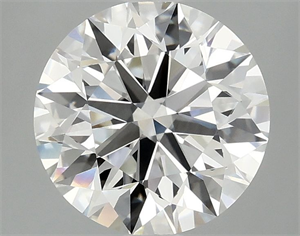 Picture of Lab Grown Diamond 2.57 Carats, Round with Excellent Cut, F Color, VVS2 Clarity and Certified by IGI