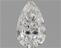 Natural Diamond 0.50 Carats, Pear with  Cut, F Color, SI2 Clarity and Certified by GIA