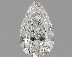 Picture of Natural Diamond 0.50 Carats, Pear with  Cut, F Color, SI2 Clarity and Certified by GIA