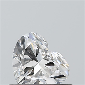 Picture of Natural Diamond 0.40 Carats, Heart with  Cut, E Color, VS2 Clarity and Certified by GIA