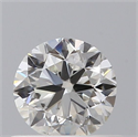Natural Diamond 0.50 Carats, Round with Very Good Cut, H Color, SI1 Clarity and Certified by GIA