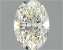 Natural Diamond 1.01 Carats, Oval with  Cut, I Color, VVS1 Clarity and Certified by GIA