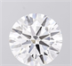 Picture of Lab Grown Diamond 2.39 Carats, Round with Ideal Cut, E Color, VVS2 Clarity and Certified by IGI