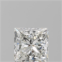 Natural Diamond 1.02 Carats, Princess with  Cut, J Color, VVS2 Clarity and Certified by GIA