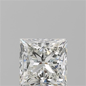 Picture of Natural Diamond 1.02 Carats, Princess with  Cut, J Color, VVS2 Clarity and Certified by GIA