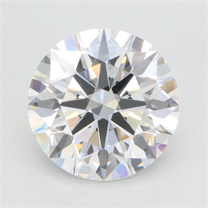 Picture of Lab Grown Diamond 4.08 Carats, Round with Ideal Cut, D Color, VS1 Clarity and Certified by IGI