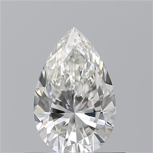 Picture of Natural Diamond 0.60 Carats, Pear with  Cut, H Color, VVS1 Clarity and Certified by GIA