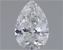 Natural Diamond 0.90 Carats, Pear with  Cut, E Color, VVS2 Clarity and Certified by GIA