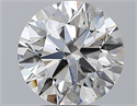 Diamante Natural 3.01 quilates, Redondo , Color G, claridad SI1 y certificado GIA