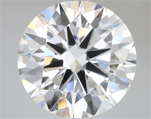 Picture of Lab Grown Diamond 7.06 Carats, Round with Ideal Cut, F Color, VVS2 Clarity and Certified by IGI