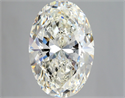 Natural Diamond 5.01 Carats, Oval with  Cut, I Color, VS1 Clarity and Certified by GIA