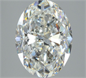 Natural Diamond 2.71 Carats, Oval with  Cut, H Color, VVS2 Clarity and Certified by GIA