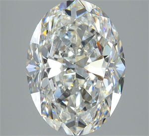 Picture of Natural Diamond 2.71 Carats, Oval with  Cut, H Color, VVS2 Clarity and Certified by GIA