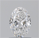 Natural Diamond 1.01 Carats, Oval with  Cut, D Color, VS2 Clarity and Certified by GIA