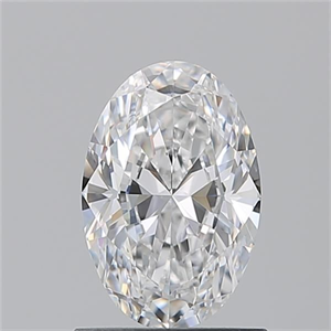 Picture of Natural Diamond 1.01 Carats, Oval with  Cut, D Color, VS2 Clarity and Certified by GIA
