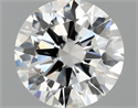 Lab Grown Diamond 1.02 Carats, Round with Excellent Cut, F Color, VS1 Clarity and Certified by IGI