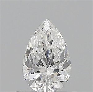 Picture of Natural Diamond 0.50 Carats, Pear with  Cut, E Color, VS1 Clarity and Certified by GIA