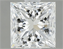 Natural Diamond 1.00 Carats, Princess with  Cut, E Color, VS2 Clarity and Certified by GIA