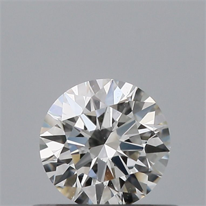 Picture of Natural Diamond 0.40 Carats, Round with Excellent Cut, E Color, VS2 Clarity and Certified by IGI