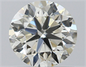 Diamante Natural 0.70 quilates, Redondo , Color L, claridad SI2 y certificado GIA