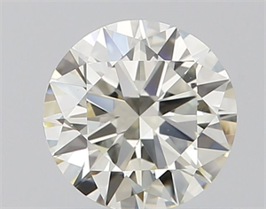 Picture of Natural Diamond 0.57 Carats, Round with Excellent Cut, K Color, VVS2 Clarity and Certified by IGI