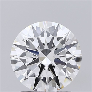 Picture of Lab Grown Diamond 1.71 Carats, Round with Ideal Cut, E Color, VS1 Clarity and Certified by IGI