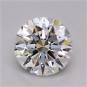 Natural Diamond 0.41 Carats, Round with Excellent Cut, H Color, VS1 Clarity and Certified by GIA